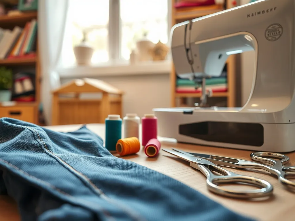 Jak zwęzić spodnie na całej długości?